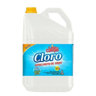 Imagem de Hipoclorito de Sódio 5L Alvejante Concentrado com Cloro Lírio do Campo