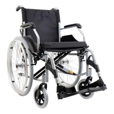 Imagem de Cadeira de Rodas em Alumínio Dobrável D600 Dellamed  Conforto para Sua