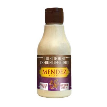 Imagem de Molho de Alho Cremoso Defumado Mendez 215ml