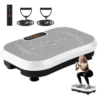 Imagem de Plataforma Vibratória SoftGym com capacidade de 204 kg e faixas