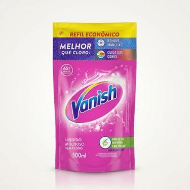 Imagem de Vanish Refil Líquido Multiuso Sem Cloro 500ml Tira-Manchas Roupas Bran