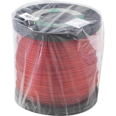 Imagem de Fio de Nylon para Roçadeira 7185 Perfil Redondo Alta Resistência Vermelho Ekilon 3,0MM X 124M