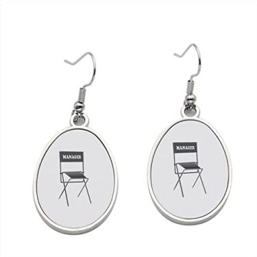 Imagem de Brinco de cadeira para gerente – Brincos com pingente para meninas – Presente de festa de aniversário dos namorados