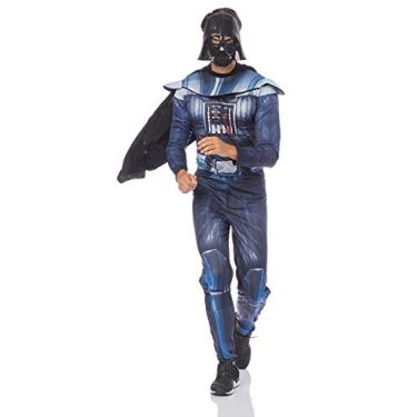 Imagem de Fantasia Darth Vader Adulto Star Wars Com Capa Rubies M 42-44