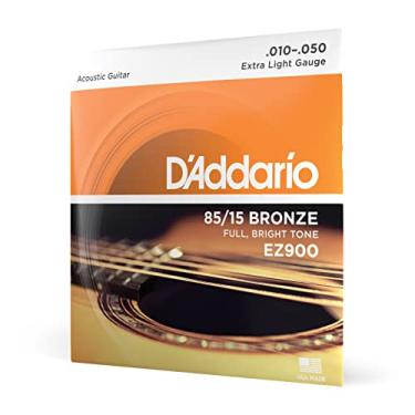 Imagem de Encordoamento Para Violão EZ-900B Aço 010 D'ADDARIO