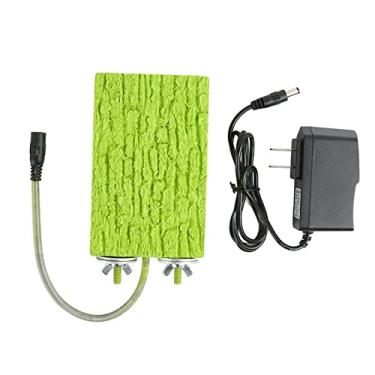 Imagem de GLOGLOW Plataforma de poleiro de pássaro de aquecimento, alívio seguro da dor no pé 5W temperatura constante quente suporte de poleiro para animais de estimação para hamster plugue EUA 100-240V