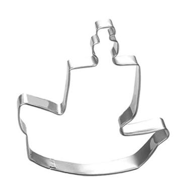 Imagem de ZDYWY Cortador de biscoito em forma de barco pirata
