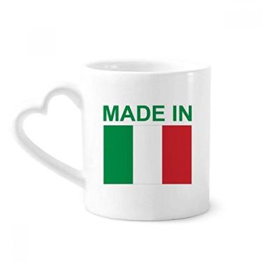 Imagem de Feito na Itália Caneca Country Love Coffee Cerâmica Copos Copo de Coração de Vidro