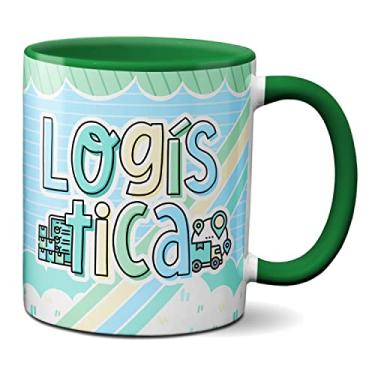 Imagem de Caneca Profissional De Logística Presente Warehouse Criativo (Verde)
