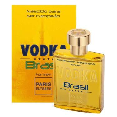 Imagem de Perfume Edt Paris Elysees Vodka Brasil Amarelo 100ml Masculi