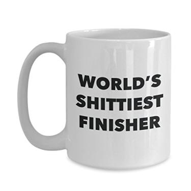 Imagem de Caneca de café Finisher – O acabamento mais do mundo – Presentes para o final – Ideia divertida de – Pode adicionar ao conjunto de caixa de presente