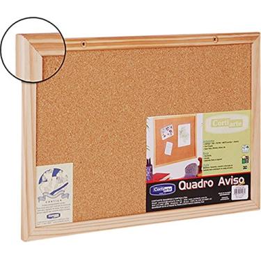 Imagem de Quadro de Cortiça Máxima Moldura Madeira 60x45cm - Cortiarte