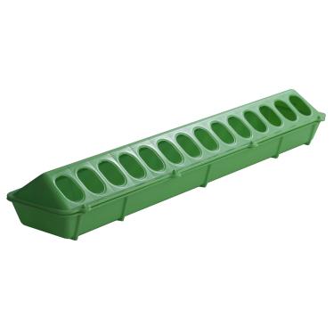 Imagem de Little Giant Alimentador de plástico flip-top para aves (50,8 cm) bandeja de alimentação de plástico resistente com furos (verde limão) (item nº 820 LIMEGREEN)
