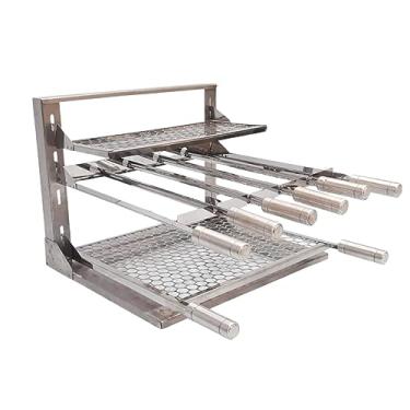 Imagem de Suporte Flutuante Grelhas Moeda e Espetos Inox 42X34 A.livre