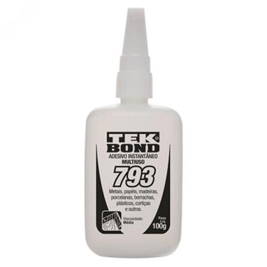 Imagem de Colas Adesiva Instantânea Tek Bond 793 100g