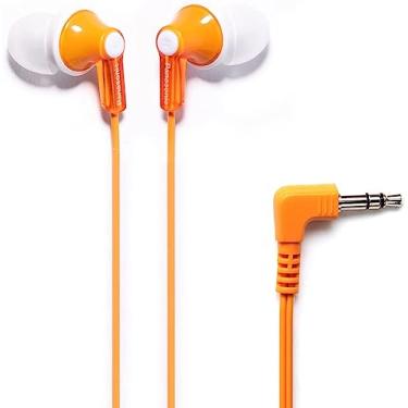 Imagem de Fones de ouvido intra-auriculares Panasonic ErgoFit RP-HJE120-D, laranja