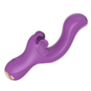 Imagem de Vibrating Dildos Silicone G Spot Vibrator - Strong Vibrations, Butterfly Design, 9-Frequency Stimulation - Perfect Female Sexual Toys - Pleasure Wand-Masturbator (roxo)