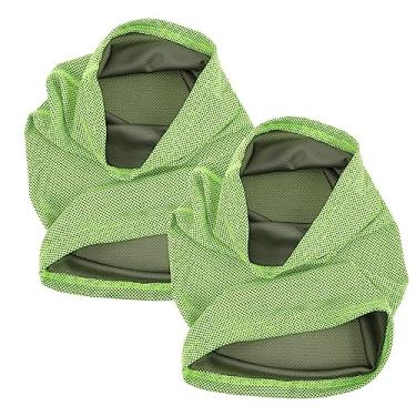 Imagem de WOONEKY 2 Unidades pulseira esportiva toalhas esportivas para suor equipamento atlético bandagens de pulso capa de pulso reutilizável mangas de pulso secagem rápida Faixa de suor