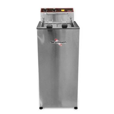 Imagem de Fritadeira Eletrica Reativada Inox Zona Fria Fzp8 De Piso 15L 8000W 220V - Skymsen