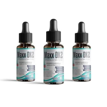 Imagem de Floral Ervas do Brasil, Vitamina D3 + K2 Maxx DK2 3x 30ml Com TCM Menaquinona 600gts