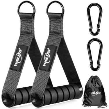 Imagem de WALITO Alças de exercício, acessórios de máquina de cabo de substituição para equipamentos de ginástica em casa, sistema de polia, pilates, faixas de resistência, treinador de força, acessórios de