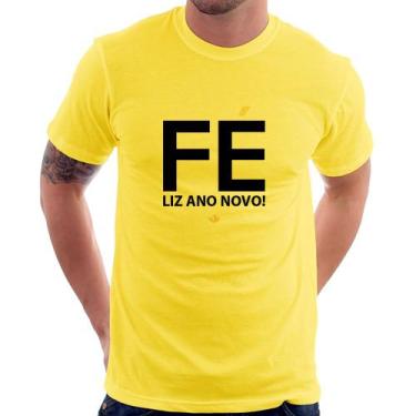 Imagem de Camiseta Fé Liz Ano Novo! - Foca Na Moda