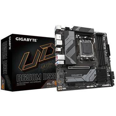 Imagem de Placa Mãe Gigabyte B650M DS3H AM5 DDR5 M.2 HDMI DisplayPort USB 3.2
