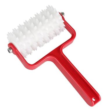 Imagem de Baoblaze Rolo docker para massa de pizza, ferramenta de encaixe para restaurante, agulha de pão, rolo de pastelaria com espinho, fabricante de furos de massa