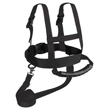 Imagem de Colaxi Kids Ski Harness With Long Ski Leash, Back Gripper & Ski Wedge Clip - Helping Kids Ski, PRETO