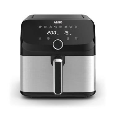 Imagem de Fritadeira sem Óleo Airfryer Arno Mega Digital 7,5L Inox 1700W AFD7 220V