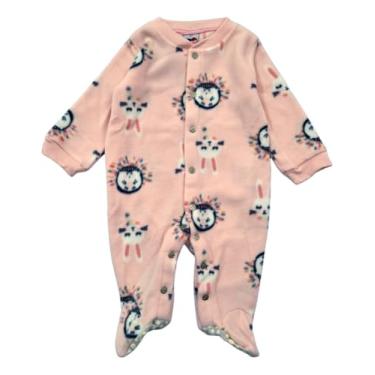 Imagem de Macacão Pijama Soft Bebê Menina Inverno Frio Tip Top