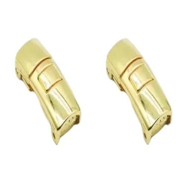 Imagem de Press Lock Shoelaces Without Ties Elastic Laces Sneaker 8MM Widened Flat No Tie Shoe Laces Kids Adult Shoelace For Shoes(Gold Lock)