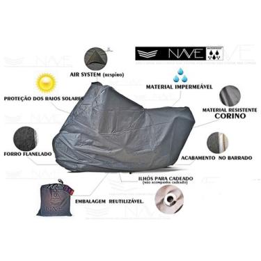 Imagem de Capa Para Cobrir Moto Nave Impermeável