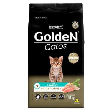 Imagem de Ração Golden Gatos Filhotes Sabor Frango 10,1 kg - PREMIER