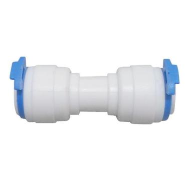 Imagem de Conexão Adaptador Emenda Mangueira 3/8"X3/8" Compatível Purificador Ág