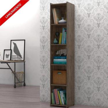 Imagem de Livreiro Multiuso 4 Prateleiras Castani Malasia Casa Moderna - Casa Mo