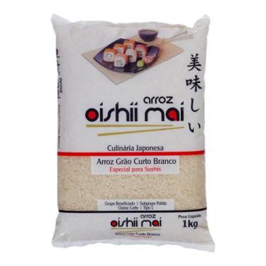 Imagem de Arroz Oishii Mai Grão Curto Tipo 1 1kg