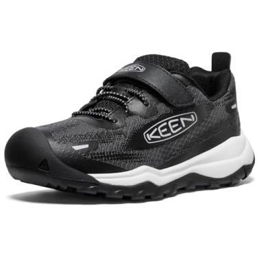 Imagem de KEEN Tênis infantil unissex Wanduro Speed Respirável Confortável Leve Fácil de calçar, Preto/Vapor, 10 Little Kid