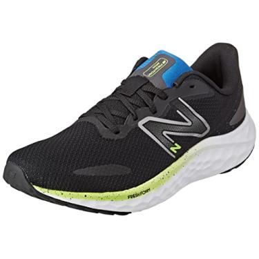 Imagem de New Balance Tênis de corrida masculino Fresh Foam Arishi V4, Preto/Pixel Verde/Cobalto, 13