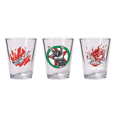 Imagem de Dark Horse Deluxe Cyberpunk 2077 Shot Glass Set, Multicolor, Regular