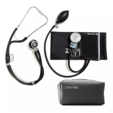 Imagem de Kit Academico Aparelho De Pressao + Esteto Rappaport Duplo - PAMED, Pr