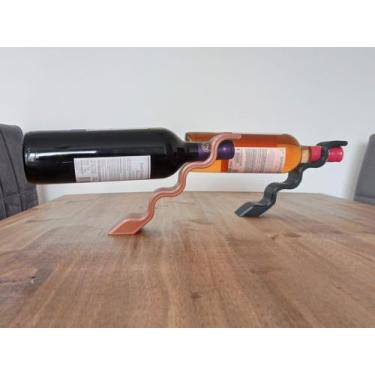 Imagem de Suporte de Garrafa de Vinho de Mesa Bar Bancada - Sttark