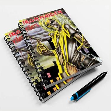 Imagem de Caderno Universitário 96 Fls Rock Iron Maiden - Premium
