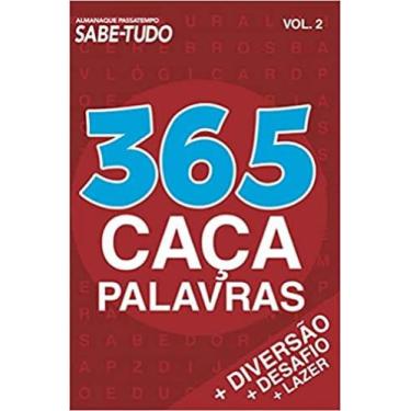 Imagem de Revista Passatempo Almanaque Sabe tudo: 365 caça palavras