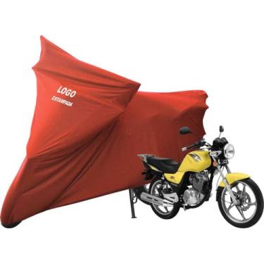 Imagem de Capa Para Moto Suzuki GSR 125 GSR 150i EN 125 Com Logo - Mz, Vermelha