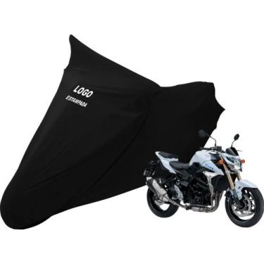 Imagem de Capa Para Cobrir Moto Suzuki GSR 750A Com Elasticidade - Mz, Preta