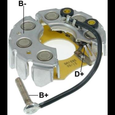 Imagem de Ponte retificadora 55Ah 12V Vw Brasilia 1973 a 1982 Gauss