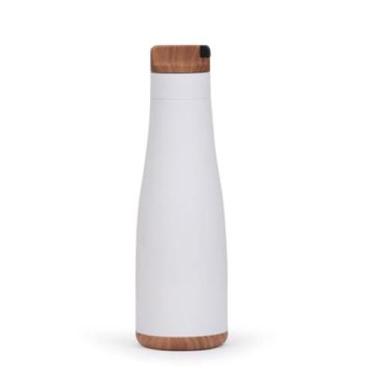 Imagem de JL GA 6300BR - Garrafa squeeze em aço 750 ml, pintura branca com tampa