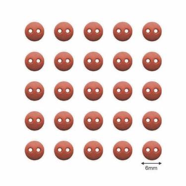 Imagem de Botão Small We Care About 6mm - 30 unidades - We  Care About, Terra