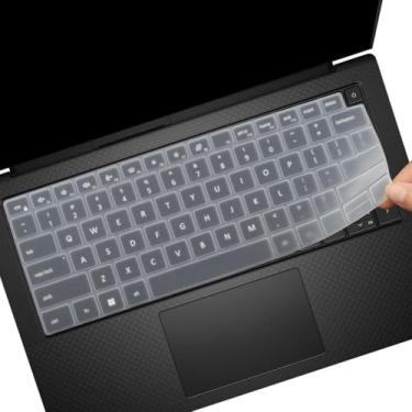 Imagem de Capa de teclado para laptop Dell Precision 5680 5690 16 polegadas e Dell Precision 14 5470 5480 5490, acessórios para laptop Dell Precision 14 16 polegadas, capa protetora para teclado transparente